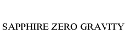 SAPPHIRE ZERO GRAVITY