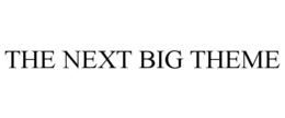 THE NEXT BIG THEME