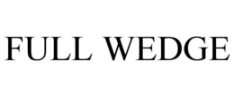 FULL WEDGE