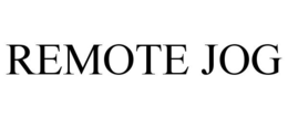 REMOTE JOG