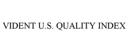 VIDENT U.S. QUALITY INDEX