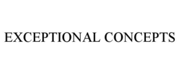 EXCEPTIONAL CONCEPTS