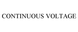 CONTINUOUS VOLTAGE