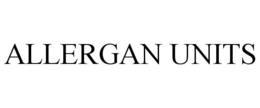 ALLERGAN UNITS