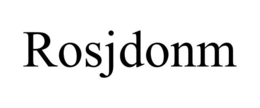 ROSJDONM