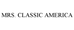MRS. CLASSIC AMERICA