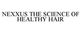 NEXXUS THE SCIENCE OF HEALTHY HAIR