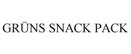 GRÜNS SNACK PACK