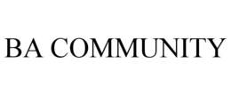 BA COMMUNITY
