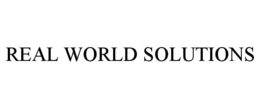REAL WORLD SOLUTIONS
