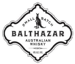SMALL BATCH BALTHAZAR AUSTRALIAN WHISKY 40% ALC./VOL.
