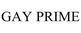 GAY PRIME