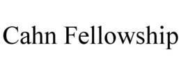 CAHN FELLOWSHIP