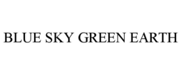 BLUE SKY GREEN EARTH
