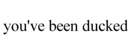 YOU'VE BEEN DUCKED
