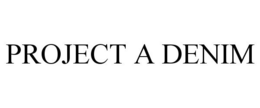 PROJECT A DENIM