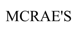 MCRAE'S