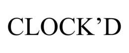 CLOCK'D