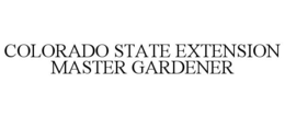 COLORADO STATE EXTENSION MASTER GARDENER