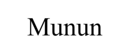 MUNUN