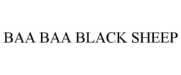 BAA BAA BLACK SHEEP