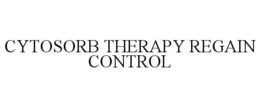 CYTOSORB THERAPY REGAIN CONTROL