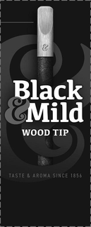 BLACK & MILD WOOD TIP TASTE & AROMA SINCE 1856