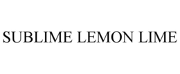 SUBLIME LEMON LIME