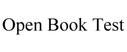 OPEN BOOK TEST