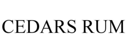 CEDARS RUM