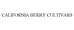 CALIFORNIA BERRY CULTIVARS