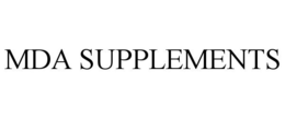 MDA SUPPLEMENTS