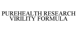 PUREHEALTH RESEARCH VIRILITY FORMULA