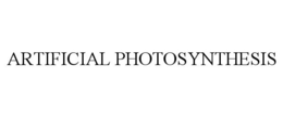 ARTIFICIAL PHOTOSYNTHESIS