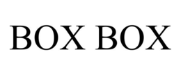 BOX BOX