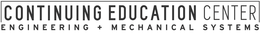 CONTINUING EDUCATION CENTER ENGINEERING + MECHANICAL SYSTEMS