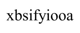 XBSIFYIOOA