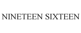 NINETEEN SIXTEEN