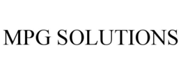 MPG SOLUTIONS