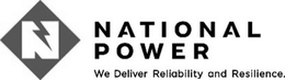 N NATIONAL POWER WE DELIVER RELIABILITY AND RESILIENCE.