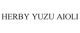 HERBY YUZU AIOLI