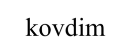 KOVDIM