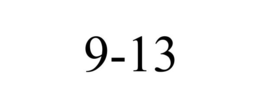 9-13