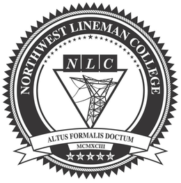 NORTHWEST LINEMAN COLLEGE NLC ALTUS FORMALIS DOCTUM MCMXCIII M H P D H