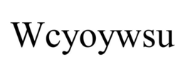 WCYOYWSU