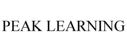 PEAK LEARNING