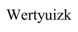 WERTYUIZK