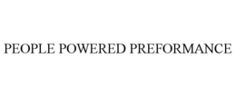 PEOPLE POWERED PREFORMANCE