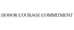 HONOR COURAGE COMMITMENT