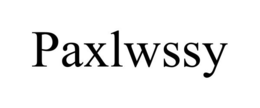 PAXLWSSY
